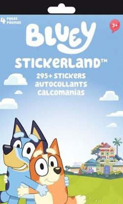 LIVRET D'AUTOCOLLANTS BLUEY - 4 PAGES
